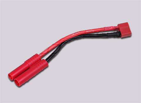 4MMTOTPLUG - HXT 4mm Connector to T-plug conversion charge lead (17062)